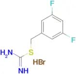 {[(3,5-difluorophenyl)methyl]sulfanyl}methanimidamide hydrobromide