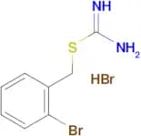 {[(2-bromophenyl)methyl]sulfanyl}methanimidamide hydrobromide