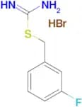 {[(3-fluorophenyl)methyl]sulfanyl}methanimidamide hydrobromide