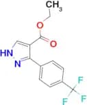 ethyl 5-[4-(trifluoromethyl)phenyl]-1H-pyrazole-4-carboxylate