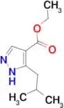 ethyl 5-(2-methylpropyl)-1H-pyrazole-4-carboxylate
