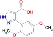 5-(2,5-dimethoxyphenyl)-1H-pyrazole-4-carboxylic acid