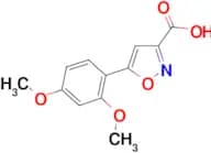 5-(2,4-dimethoxyphenyl)-1,2-oxazole-3-carboxylic acid