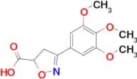 3-(3,4,5-trimethoxyphenyl)-4,5-dihydro-1,2-oxazole-5-carboxylic acid