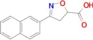 3-(naphthalen-2-yl)-4,5-dihydro-1,2-oxazole-5-carboxylic acid