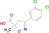 3-(3,4-dichlorophenyl)-5-methyl-4,5-dihydro-1,2-oxazole-5-carboxylic acid