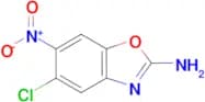 5-chloro-6-nitro-1,3-benzoxazol-2-amine