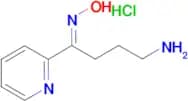 (E)-N-[4-amino-1-(pyridin-2-yl)butylidene]hydroxylamine hydrochloride