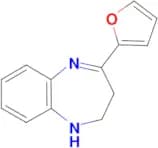 4-(furan-2-yl)-2,3-dihydro-1H-1,5-benzodiazepine