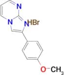 2-(4-methoxyphenyl)imidazo[1,2-a]pyrimidine hydrobromide