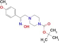 tert-butyl 4-[(2Z)-2-(hydroxyimino)-2-(4-methoxyphenyl)ethyl]piperazine-1-carboxylate