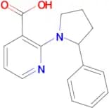 2-(2-phenylpyrrolidin-1-yl)pyridine-3-carboxylic acid
