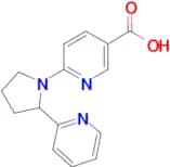 6-[2-(pyridin-2-yl)pyrrolidin-1-yl]pyridine-3-carboxylic acid