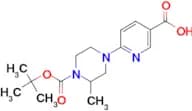 6-{4-[(tert-butoxy)carbonyl]-3-methylpiperazin-1-yl}pyridine-3-carboxylic acid