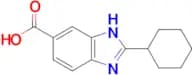 2-cyclohexyl-1H-1,3-benzodiazole-5-carboxylic acid