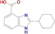 2-cyclohexyl-1H-1,3-benzodiazole-4-carboxylic acid