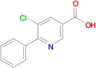 5-chloro-6-phenylpyridine-3-carboxylic acid