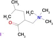 (2-ACETYL-4-METHYLPENTYL)TRIMETHYLAMMONIUM IODIDE