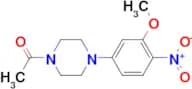 1-(4-(3-METHOXY-4-NITROPHENYL)PIPERAZIN-1-YL)ETHANONE