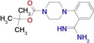 TERT-BUTYL 4-(2-CARBAMIMIDOYLPHENYL)PIPERAZINE-1-CARBOXYLATE