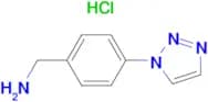 (4-(1H-1,2,3-TRIAZOL-1-YL)PHENYL)METHANAMINE HCL
