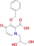 3-BENZYLOXY-1-(2,3-DIHYDROXY-PROPYL)-4-OXO-1,4-DIHYDRO-PYRIDINE-2-CARBOXYLIC ACID