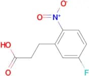 3-(5-FLUORO-2-NITROPHENYL)PROPANOIC ACID