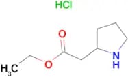 ETHYL 2-(PYRROLIDIN-2-YL)ACETATE HCL