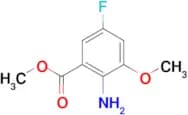 METHYL 2-AMINO-5-FLUORO-3-METHOXYBENZOATE