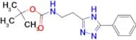 TERT-BUTYL (2-(5-PHENYL-4H-1,2,4-TRIAZOL-3-YL)ETHYL)CARBAMATE