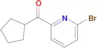 (6-BROMOPYRIDIN-2-YL)(CYCLOPENTYL)METHANONE
