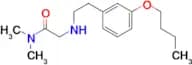 2-((3-BUTOXYPHENETHYL)AMINO)-N,N-DIMETHYLACETAMIDE
