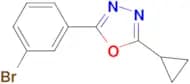 2-(3-BROMOPHENYL)-5-CYCLOPROPYL-1,3,4-OXADIAZOLE