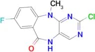2-CHLORO-8-FLUORO-11-METHYL-5H-BENZO[E]PYRIMIDO[5,4-B][1,4]DIAZEPIN-6(11H)-ONE