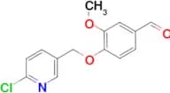 4-((6-CHLOROPYRIDIN-3-YL)METHOXY)-3-METHOXYBENZALDEHYDE