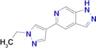 5-(1-ETHYL-1H-PYRAZOL-4-YL)-1H-PYRAZOLO[3,4-C]PYRIDINE