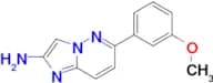 6-(3-METHOXYPHENYL)IMIDAZO[1,2-B]PYRIDAZIN-2-AMINE