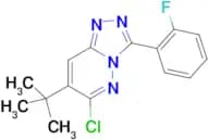 7-(TERT-BUTYL)-6-CHLORO-3-(2-FLUOROPHENYL)-[1,2,4]TRIAZOLO[4,3-B]PYRIDAZINE