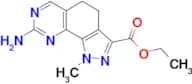 ETHYL 8-AMINO-1-METHYL-4,5-DIHYDRO-1H-PYRAZOLO[4,3-H]QUINAZOLINE-3-CARBOXYLATE