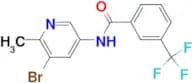 N-(5-BROMO-6-METHYLPYRIDIN-3-YL)-3-(TRIFLUOROMETHYL)BENZAMIDE