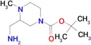 TERT-BUTYL 3-(AMINOMETHYL)-4-METHYLPIPERAZINE-1-CARBOXYLATE