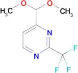 4-(DIMETHOXYMETHYL)-2-(TRIFLUOROMETHYL)PYRIMIDINE