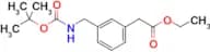 ETHYL 2-(3-(N-BOC-AMINOMETHYL)PHENYL)ACETATE