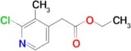 ETHYL 2-(2-CHLORO-3-METHYLPYRIDIN-4-YL)ACETATE
