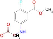 METHYL 5-((2-ETHOXY-2-OXOETHYL)AMINO)-2-FLUOROBENZOATE