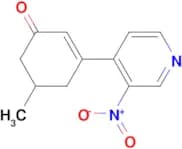 5-METHYL-3-(3-NITROPYRIDIN-4-YL)CYCLOHEX-2-ENONE