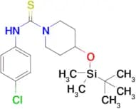 4-((TERT-BUTYLDIMETHYLSILYL)OXY)-N-(4-CHLOROPHENYL)PIPERIDINE-1-CARBOTHIOAMIDE