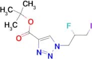 (S)-TERT-BUTYL 1-(2-FLUORO-3-IODOPROPYL)-1H-1,2,3-TRIAZOLE-4-CARBOXYLATE