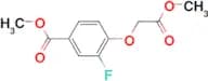 METHYL 3-FLUORO-4-(2-METHOXY-2-OXOETHOXY)BENZOATE