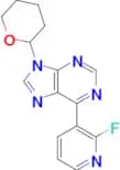 6-(2-FLUOROPYRIDIN-3-YL)-9-(TETRAHYDRO-2H-PYRAN-2-YL)-9H-PURINE